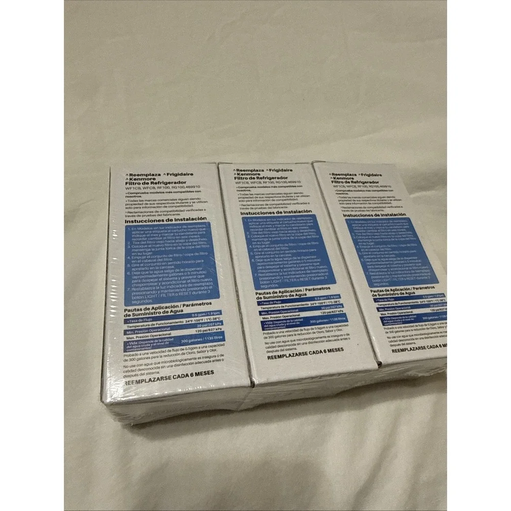 ICEPURE RWF2300A Water Filter Fits Frigidaire WF1CB Kenmore 46-9910 3-Pack